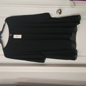 3/4 Sleeve black Tunic